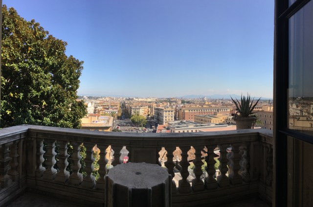 View from a Vatican window